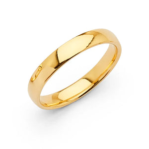 14K Gold Wedding Band Ring 4mm V&P Jewelry