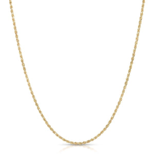 14K Gold Rope Chain 2.5mm V&P Jewelry