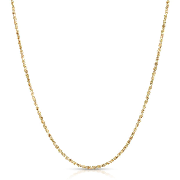 14K Gold Rope Chain 2.5mm V&P Jewelry