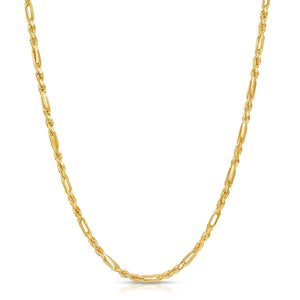 14k Gold Italian Milano FigaRope Chain 3.5mm V&P Jewelry