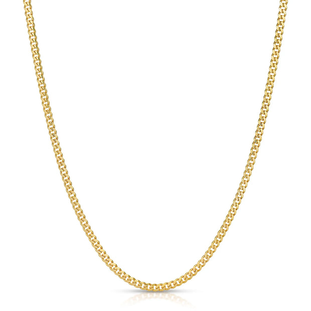 14k Gold Miami Cuban Chain 3.5mm V&P Jewelry