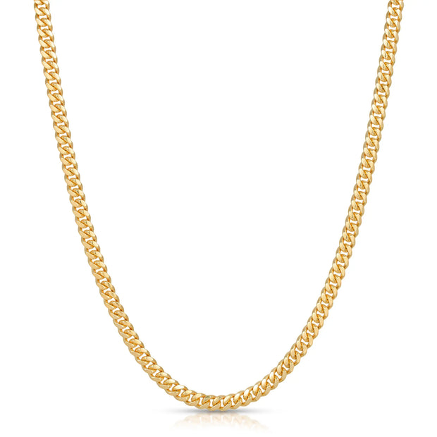 14K Gold Miami Cuban Chain 5mm V&P Jewelry