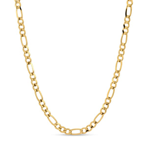 14k Gold Figaro Chain 7.1mm V&P Jewelry