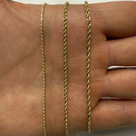 14k Gold Rope Chain with Pax Crucifix Cross Pendant Set (S) vandpjewelry