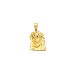 14k Gold Jesus Face Pendant (S) V&P Jewelry