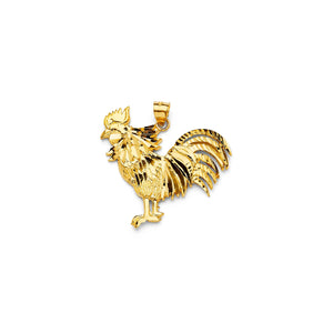 14K Gold "El Gallo Fino" Pendant 263 V&P Jewelry