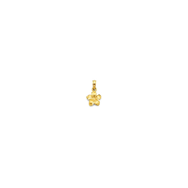 14K Gold Plumaria Flower Pendant (S) V&P Jewelry