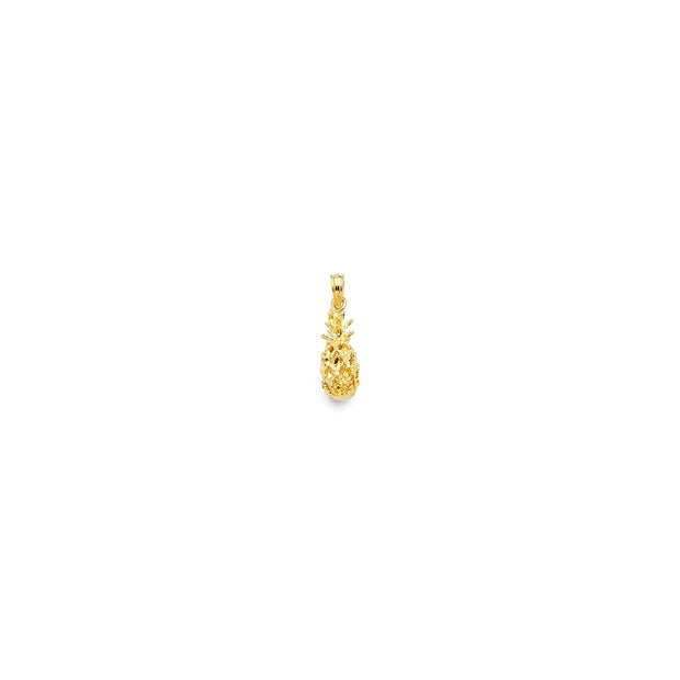 14K Gold 3D Pineapple Pendant (S) V&P Jewelry