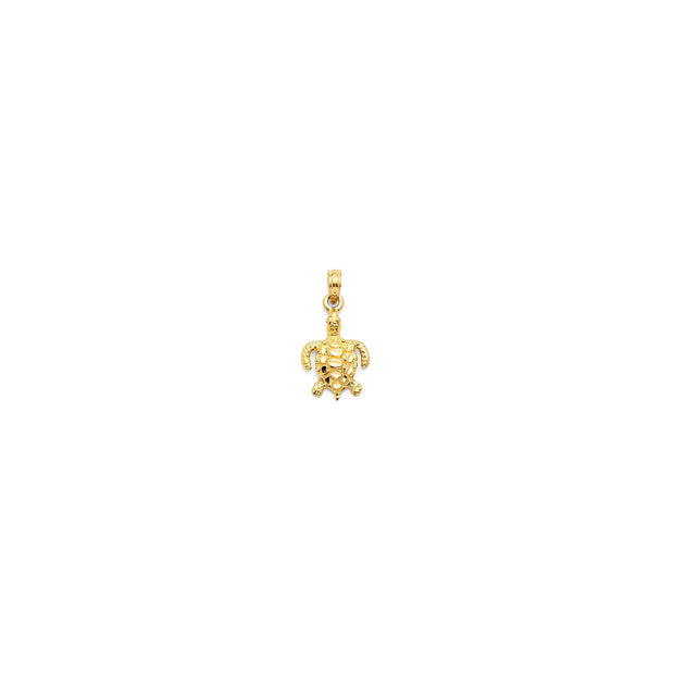 14K Gold Turtle Pendant 430 V&P Jewelry