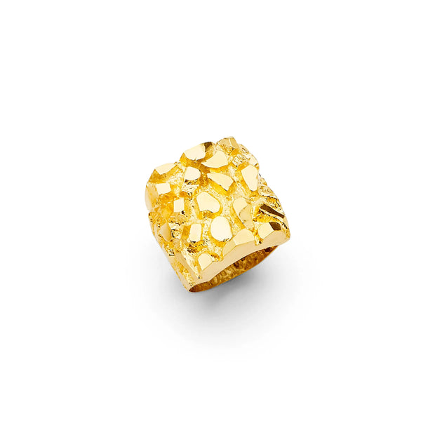 14K Gold Solid Thor Nugget Ring V&P Jewelry