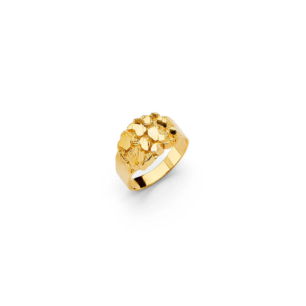 14K Gold Cloud Nugget Ring (L) V&P Jewelry