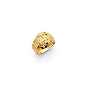 14K Gold Solid Benzo Luxury Ring M V&P Jewelry