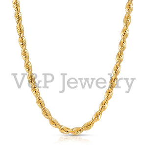 7mm Rope Chain (Diamond Cut) – vandpjewelry
